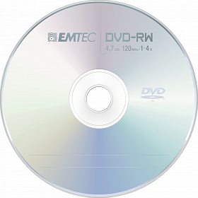 DVD+RW EMTEC 4.7 Gb 4-х в бумаж. конверте